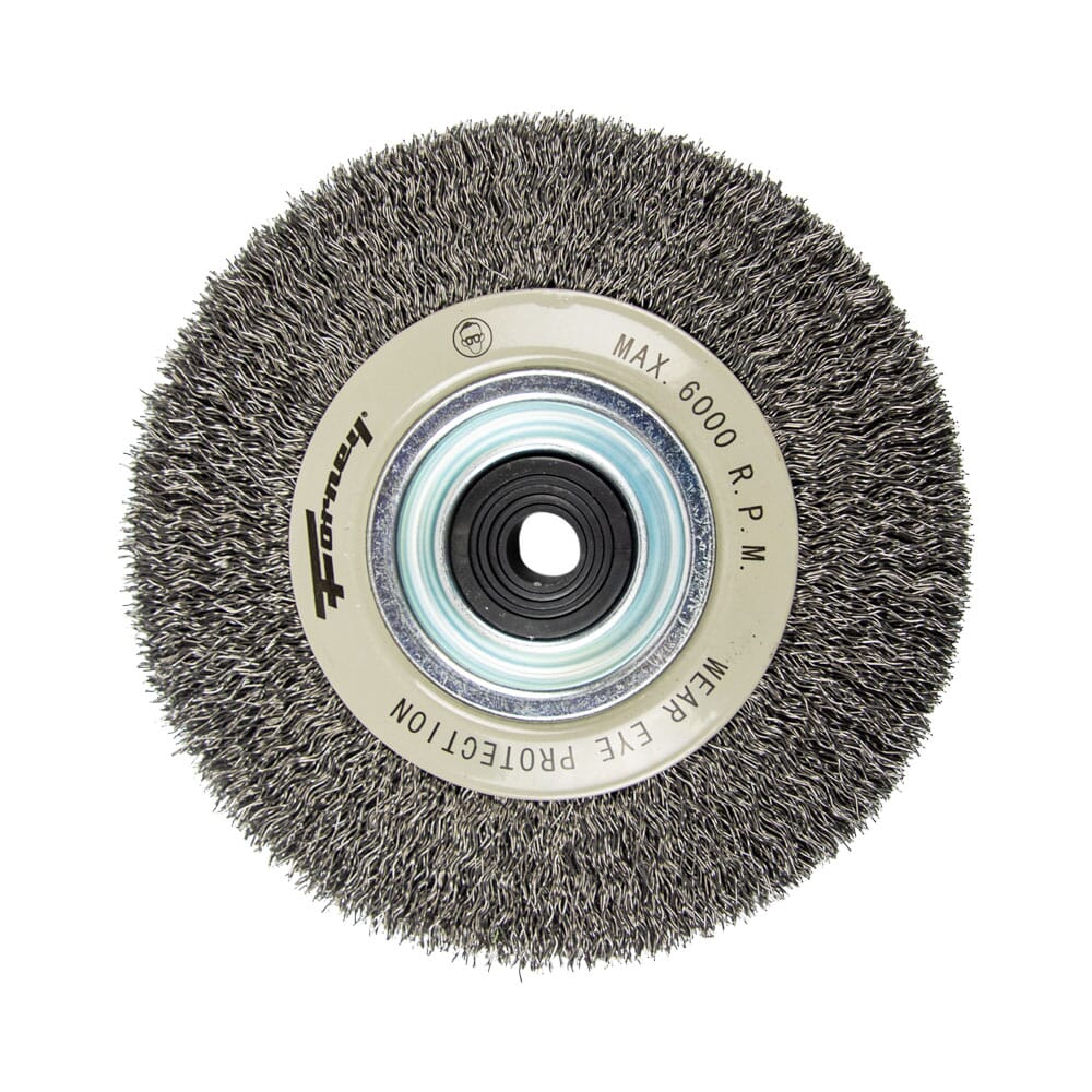 Command PRO Wire Wheel, Crimped, 6 in x .014 in x 1/2 in - 5/8